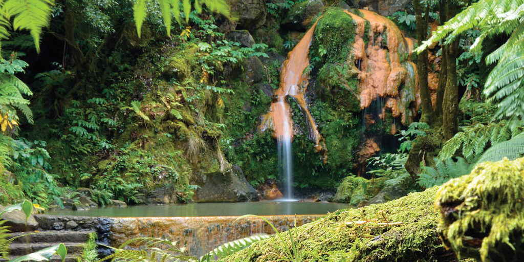 Caldeira Velha en São Miguel Azores