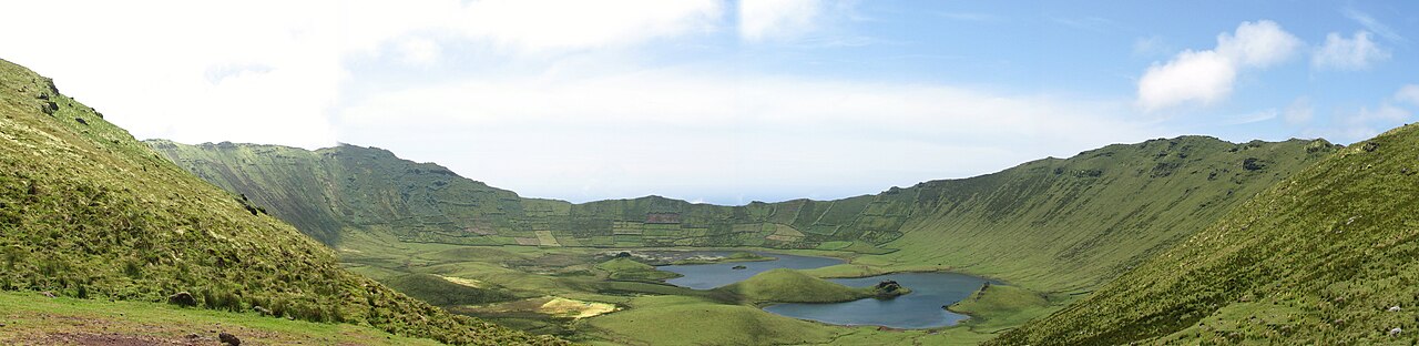 Caldeirão crater in Corvo, Azores