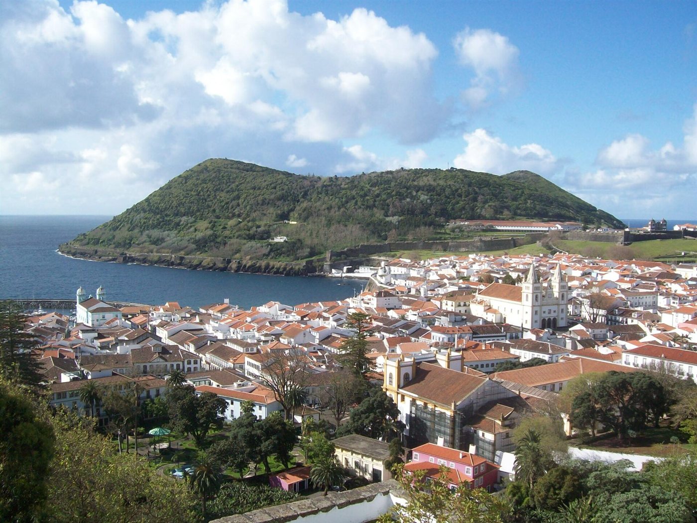 Angra do Heroísmo en la isla de Terceira, Azores