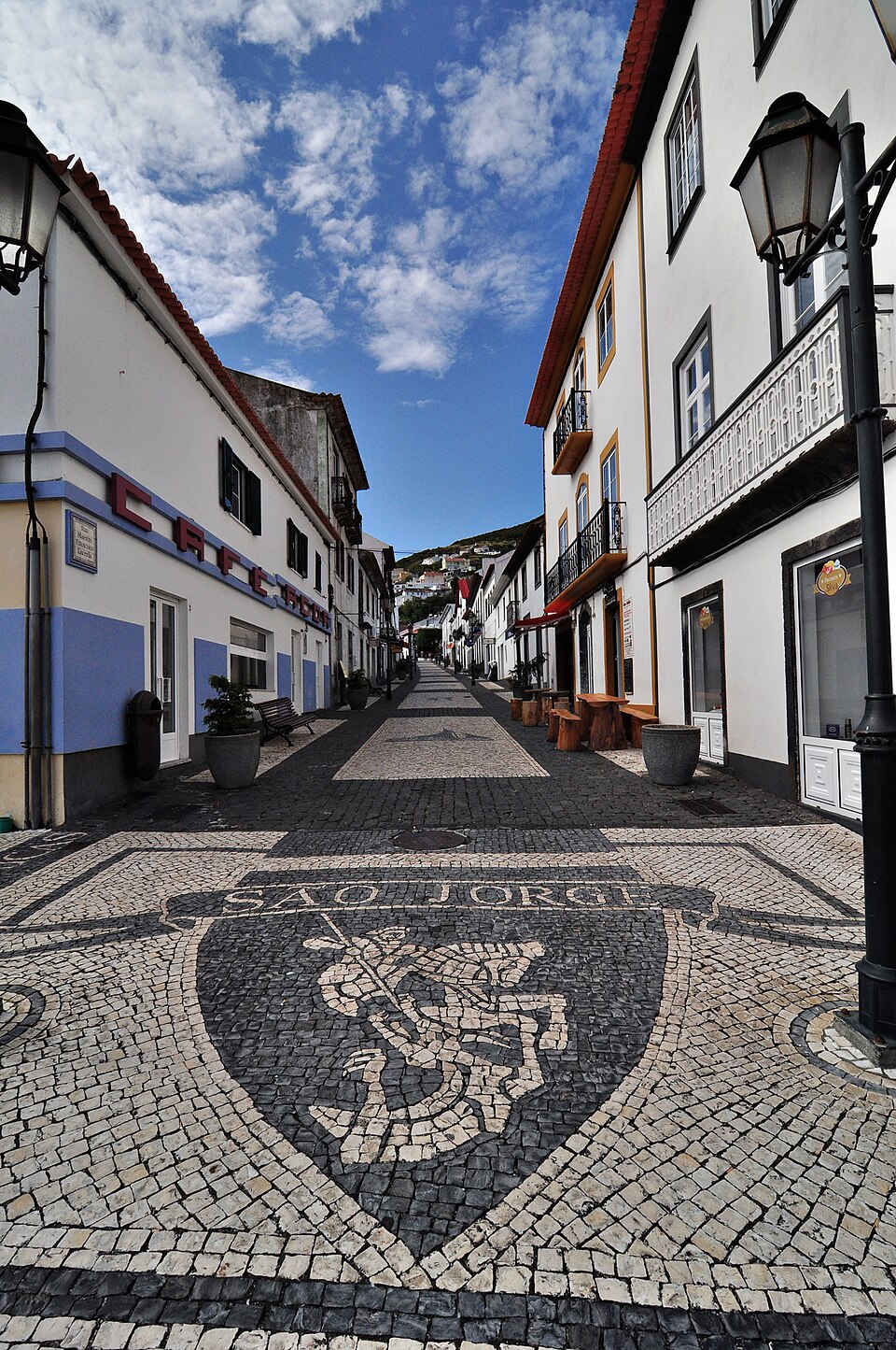 Mapa de São Jorge en GPS: Velas, Azores