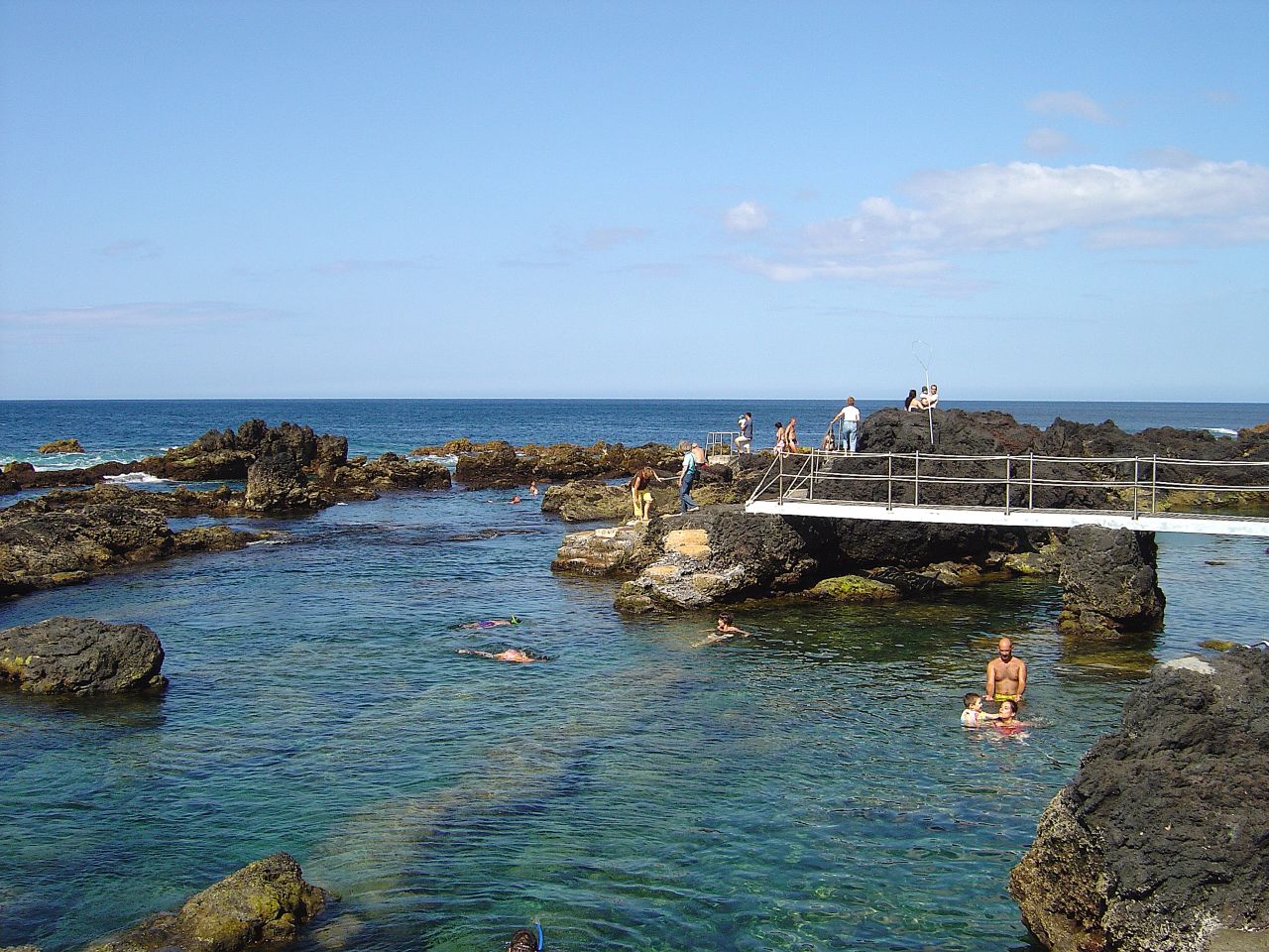 Piscinas Naturais dos Biscoitos in Terceira, Azores GPS route