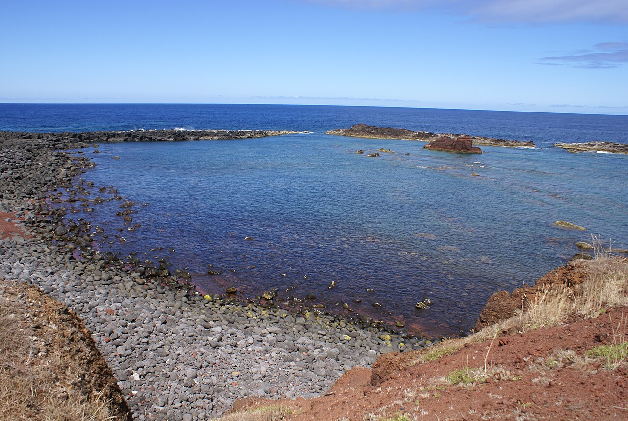 Zona de baño de Barro Vermelho en Graciosa