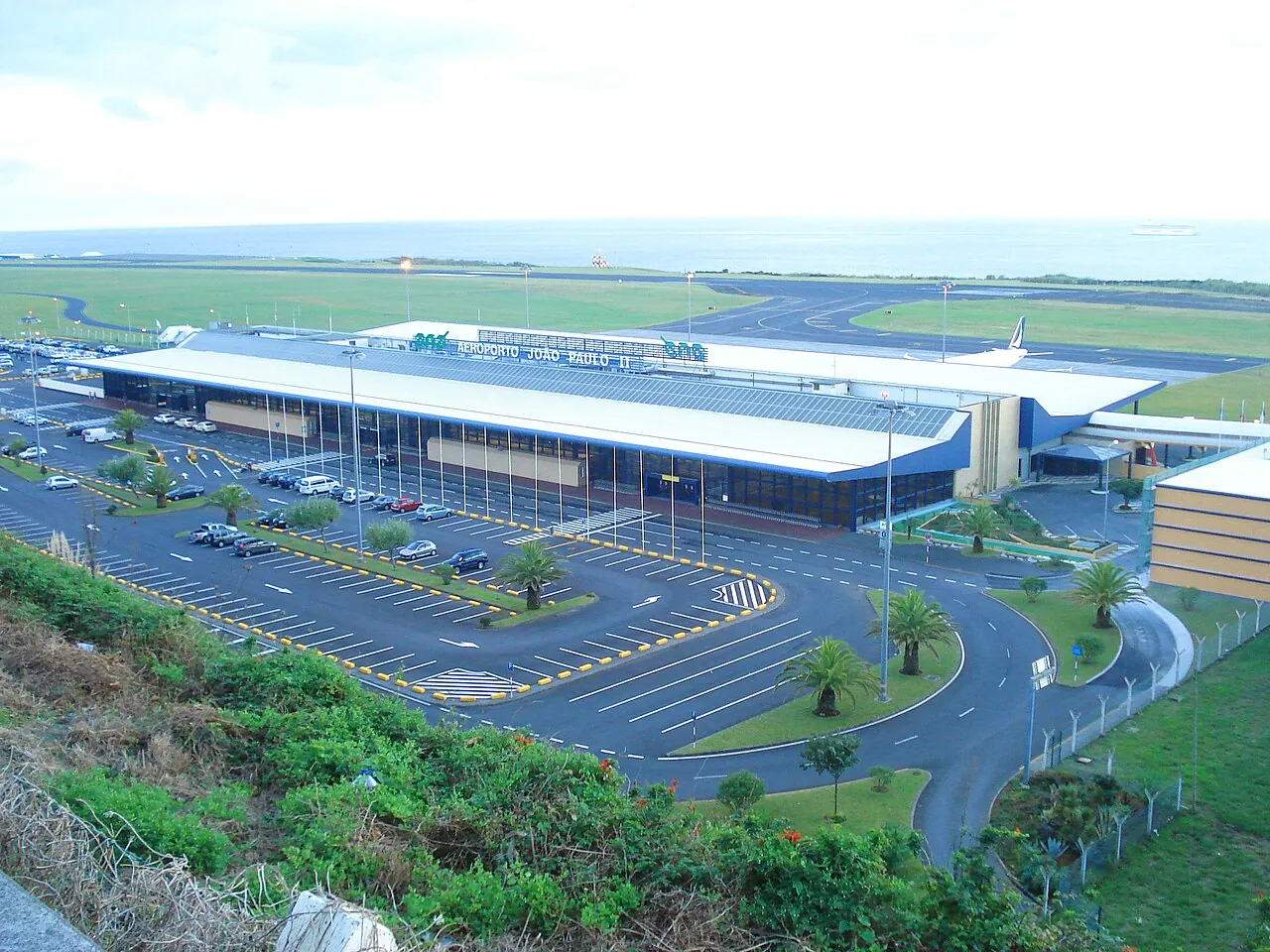 João Paulo II airport terminal in Ponta Delgada, Azores