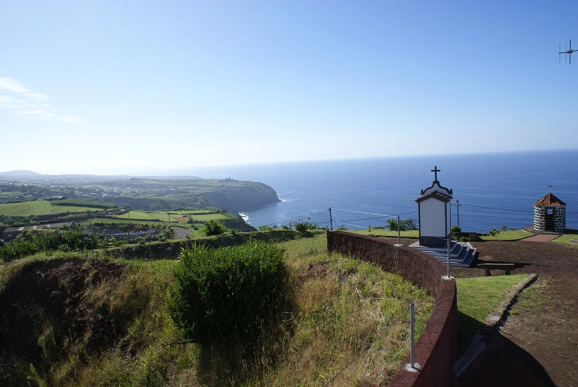 Mirador de la Vigia da Baleia en Algarvia, Nordeste de São Miguel