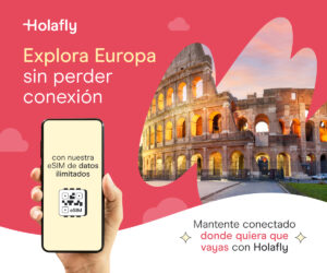Banner oficial de Holafly: eSIM para Europa