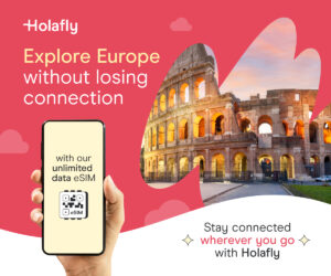 Official Holafly banner: Europe eSIM